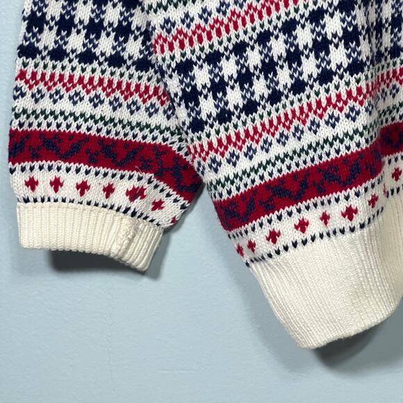 Vintage Northern Reflections Mens Size Large Nordic Pattern Sweater Indie Ski - Picture 5 of 10